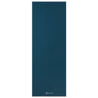 Gaiam Solid Color Yoga Mat Marine flat