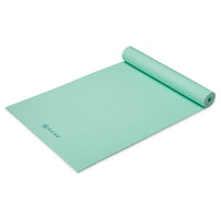 Half rolled Mint color in Classic Solid Color Yoga Mat (5mm)