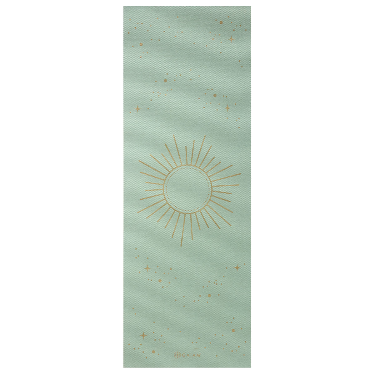 Gaiam Premium Supernova Sky Yoga Mat (6mm) flat