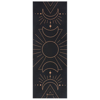 Gaiam Premium Reversible Cosmic Energy Yoga Mat (6mm) flat