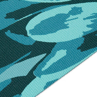 Classic Yoga Mat (4mm) - Vibrant Flourish texture closeup