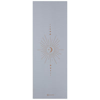 Premium Yoga Mat - Violet Vision (6mm) flat